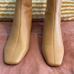 NIB J Crew ladies size 8 nude block heel boots